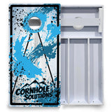 Paint Splatter Cornhole Boards - All Weather Series