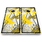 Paint Splatter Cornhole Boards – Pro Lite or Pro Elite