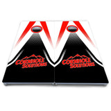 White Jersey Cornhole Boards - All Weather Series