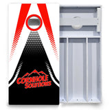 White Jersey Cornhole Boards - All Weather Series