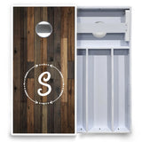 Wood Wreath Letter Cornhole Boards - All Weather Series