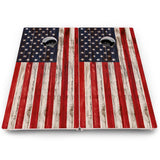 Distressed Flag Cornhole Boards – Pro Lite or Pro Elite