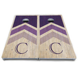 Purple Wedding Arrows Cornhole Boards - All Weather Series