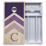 Purple Wedding Arrows Cornhole Boards - All Weather Series