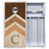 Wedding Arrows Cornhole Boards - All Weather Series - Natural