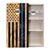 First Responder Light Wood Flag Cornhole Boards – Tournament Series
