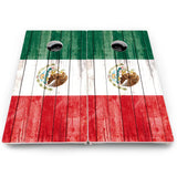 Texas & Mexico Flag Cornhole Boards – Pro Lite or Pro Elite