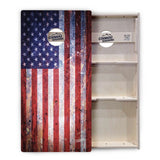 Weathered Flag Cornhole Boards – Tournament Series