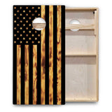 Burnt Flag Cornhole Boards - Backyard Series