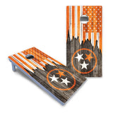 TN/USA Orange Flag Cornhole Boards - All Weather Series