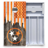 TN/USA Orange Flag Cornhole Boards - All Weather Series