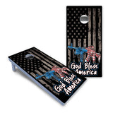 God Bless America Cornhole Boards - All Weather Series