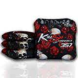 Bags Skulls and Roses / No Killshots Cornhole | 357 Series | Limited Designs | 2025 ACL Pro Cornhole Bags
