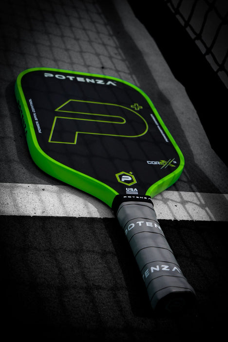 PRO Paddles P+ PowerSpin Carbon COREx3 (Neon Green)
