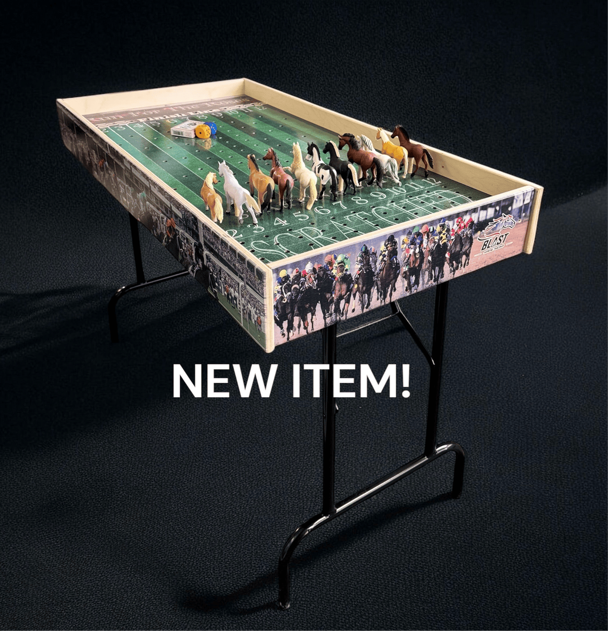 Less than Perfect - Turf Theme Jumbo Horse Game with Printed Rails