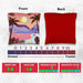 Green Purple Beach Cornhole Bags