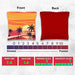 Blue Red Beach Cornhole Bags