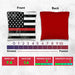 Red Blue Lines Cornhole Bags