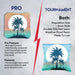 Tropical  Palms Cornhole Bags - Set of 8