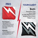 Red Black Zigzag Cornhole Bags - Set of 8