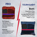 Blue Line Red Line Cornhole Bags - Set of 8