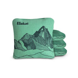 Cornhole Bags Aquamarine Teal 6-in Dual-Sided Cornhole Bags | Mt. Elakai Design Collection