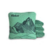 Cornhole Bags Aquamarine Teal 6-in Dual-Sided Cornhole Bags | Mt. Elakai Design Collection