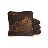 Cornhole Bags Brown Umber 6-in Dual-Sided Cornhole Bags | Mt. Elakai Design Collection