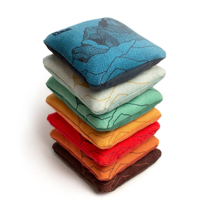 Cornhole Bags 6-in Dual-Sided Cornhole Bags | Mt. Elakai Design Collection