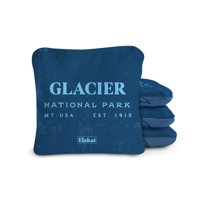Cornhole Bags Glacier Blue 6-in Dual-Sided Cornhole Bags | National Parks Collection