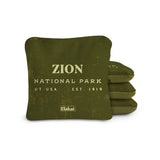 Cornhole Bags Zion Olive 6-in Dual-Sided Cornhole Bags | National Parks Collection