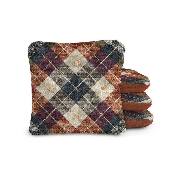 6-in Dual-Sided Cornhole Bags | Plaid Collection