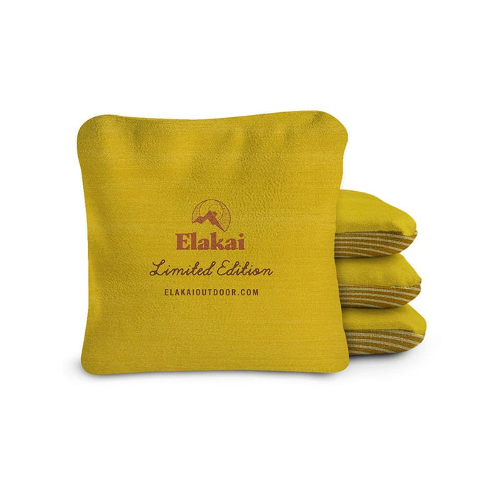 Cornhole Bags Gold 6-in Dual-Sided Cornhole Bags | Tree Rings Collection