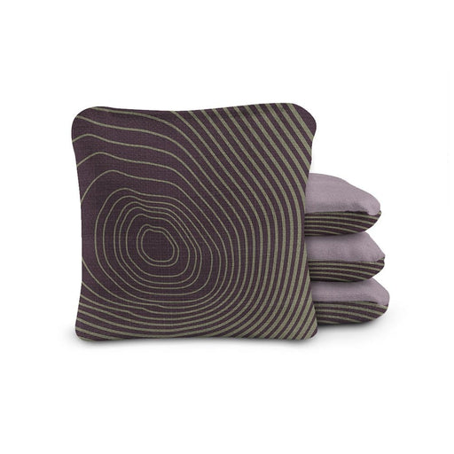 Cornhole Bags 6-in Dual-Sided Cornhole Bags | Tree Rings Collection