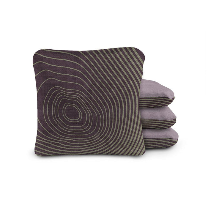 Cornhole Bags 6-in Dual-Sided Cornhole Bags | Tree Rings Collection