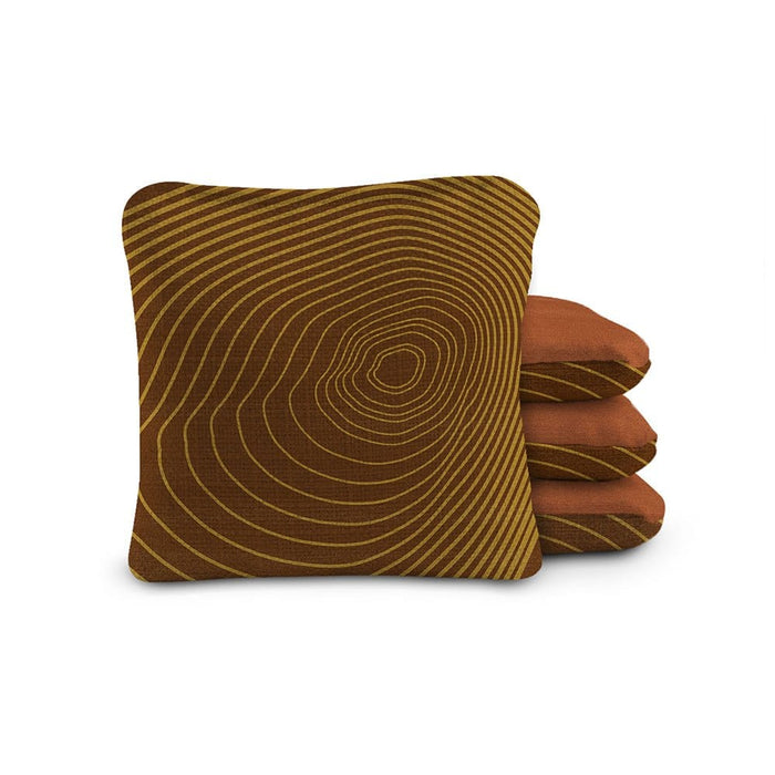 Cornhole Bags 6-in Dual-Sided Cornhole Bags | Tree Rings Collection