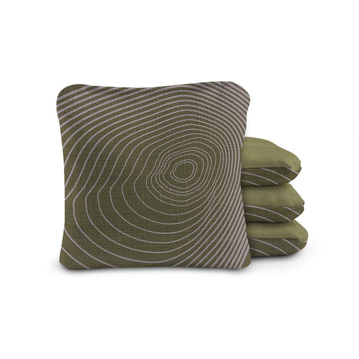 Cornhole Bags 6-in Dual-Sided Cornhole Bags | Tree Rings Collection