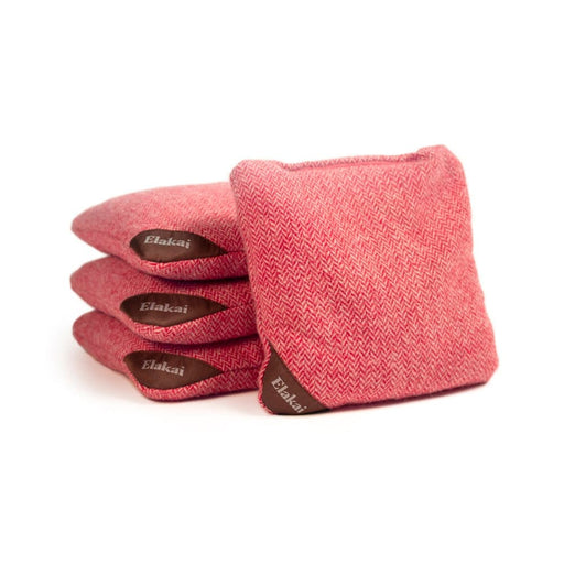 Cornhole Bags Cardinal Red 6-in Herringbone Cornhole Bags | Premium All-Weather Collection
