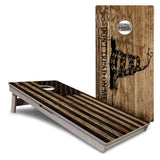 Wood DTOM & Flag Cornhole Boards – Tournament Series