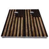 Wood DTOM & Flag Cornhole Boards - All Weather Series