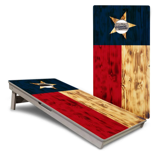 Rustic Texas Collection Cornhole  Boards – Tournament Series