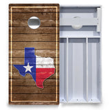 Texas Wood Slats Cornhole Boards - All Weather Series