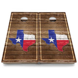 Texas Themed Cornhole Boards - Backyard Series
