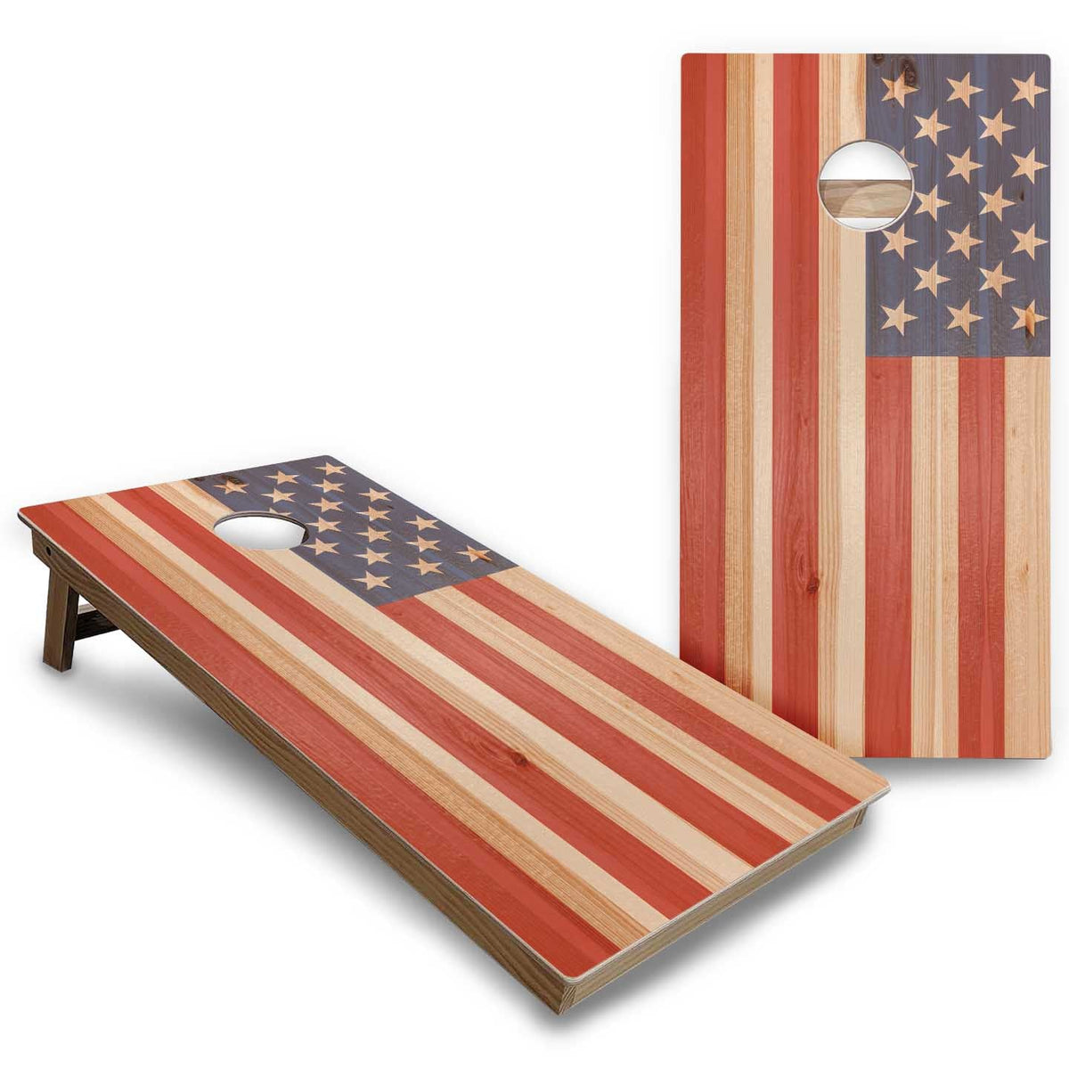 Texas Themed Cornhole Boards - Backyard Series