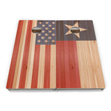 Faded Texas & USA Flag Cornhole Boards – Tournament Series
