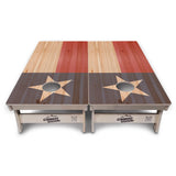 Faded Texas & USA Flag Cornhole Boards – Tournament Series