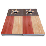 Faded Texas & American Flags Cornhole Boards - All Weather Series