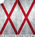 Alabama Classic State Flag Cornhole Boards Wraps (Set of 2)
