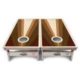 Retro Wood Triangle Cornhole Boards – Tournament Series
