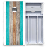 Beach Stripe Cornhole Boards - All Weather Series